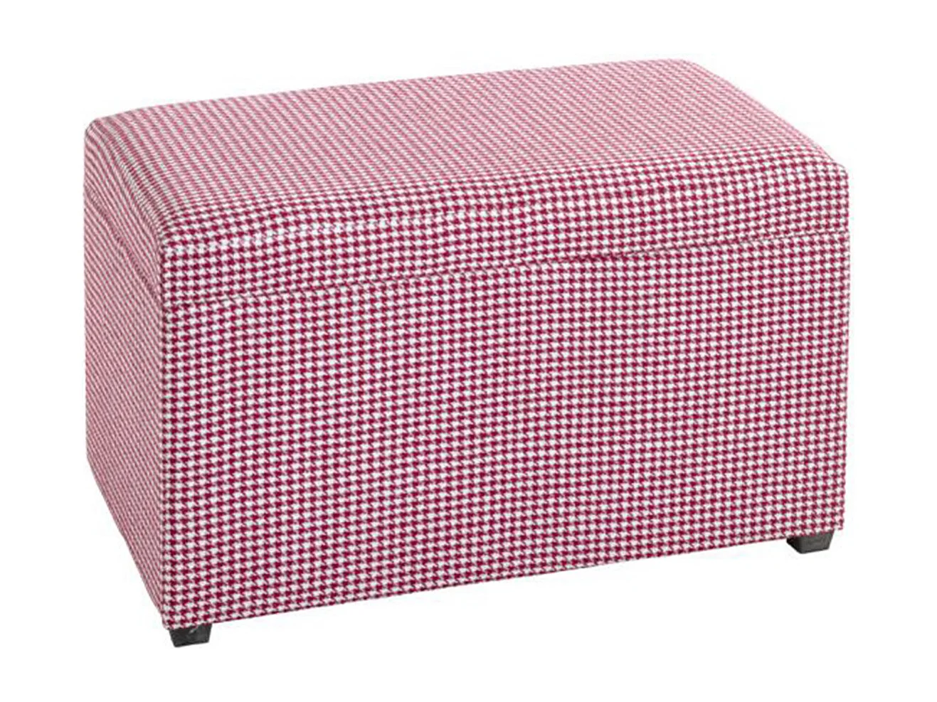 Coffre de Rangement "Aghana" 65cm Rose & Blanc