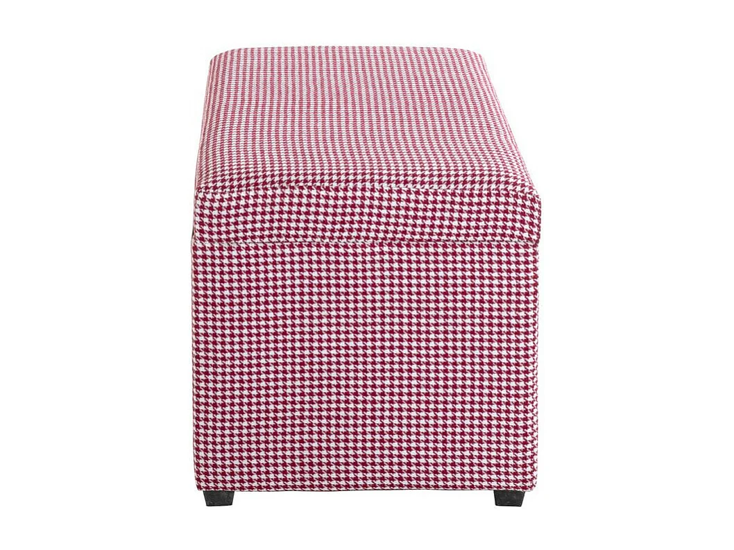 Coffre de Rangement "Aghana" 65cm Rose & Blanc