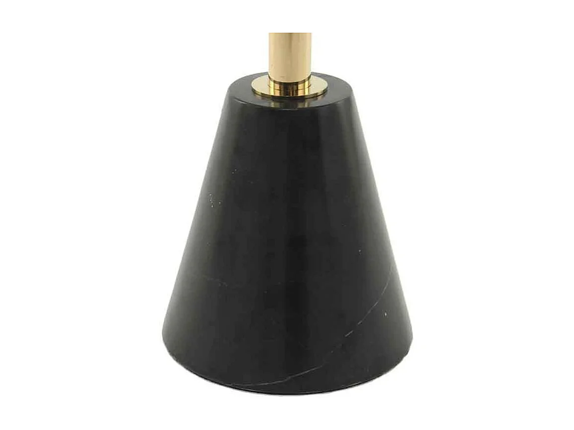 Table d'Appoint Design "Rocio" 54cm Noir & Or