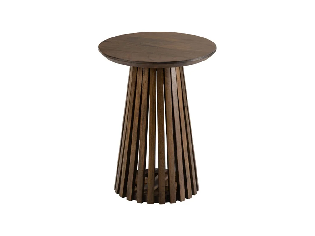 Table d'Appoint Design en Bois "Vincent" 40cm Naturel