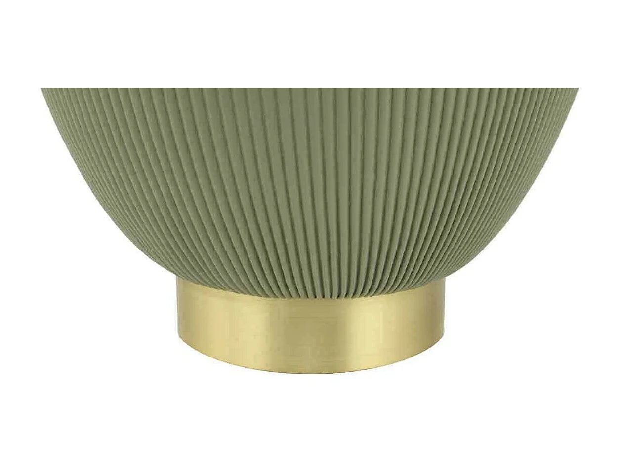 Table d'Appoint Design "Jokai" 47cm Vert & Or