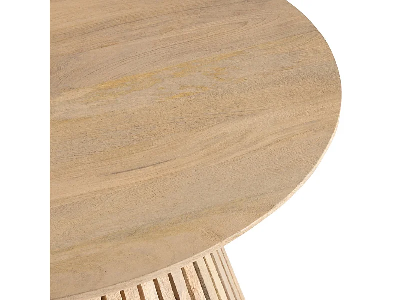 Table Basse Design en Bois "Vincent" 90cm Naturel