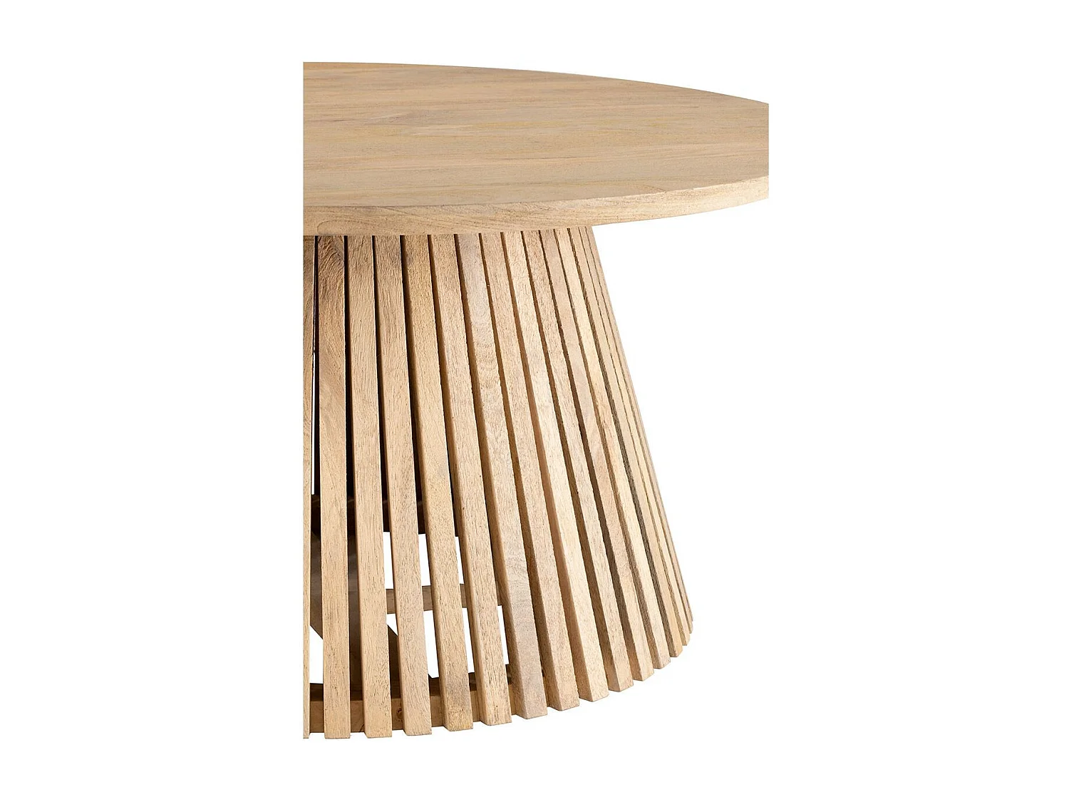 Table Basse Design en Bois "Vincent" 90cm Naturel