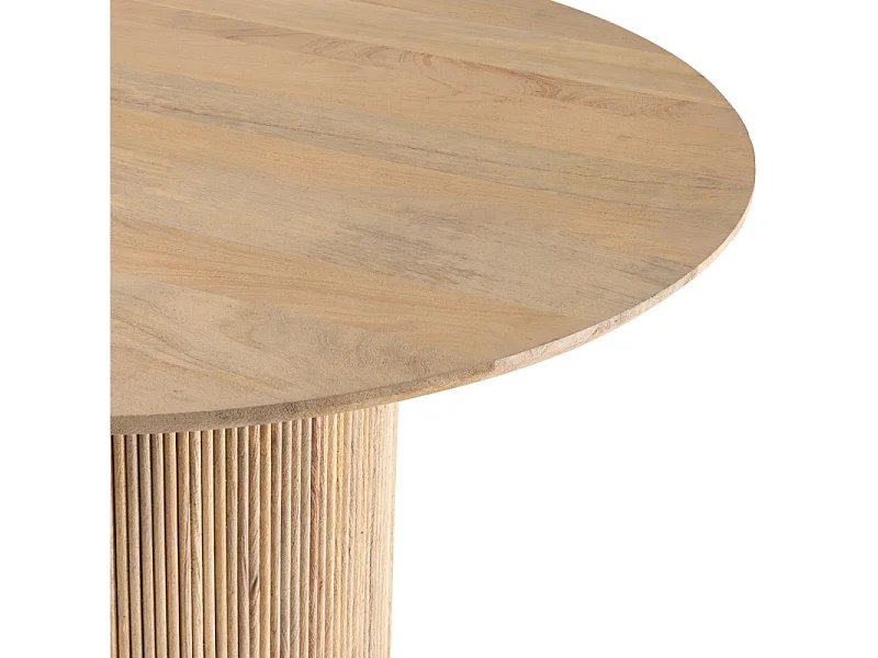 Table de Repas Design en Bois "Vincent" 120cm Naturel