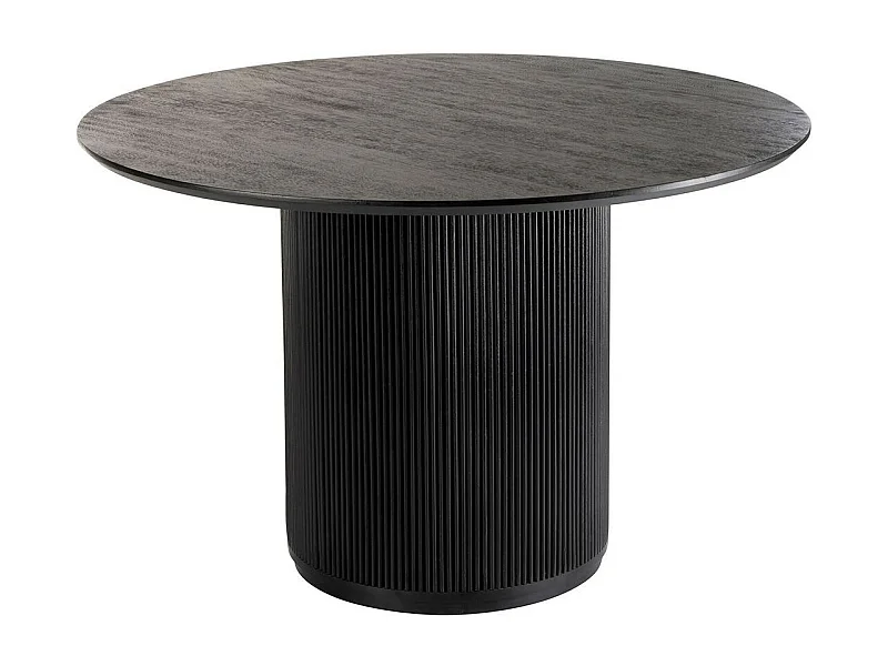 Table de Repas Design en Bois "Vincent" 120cm Noir