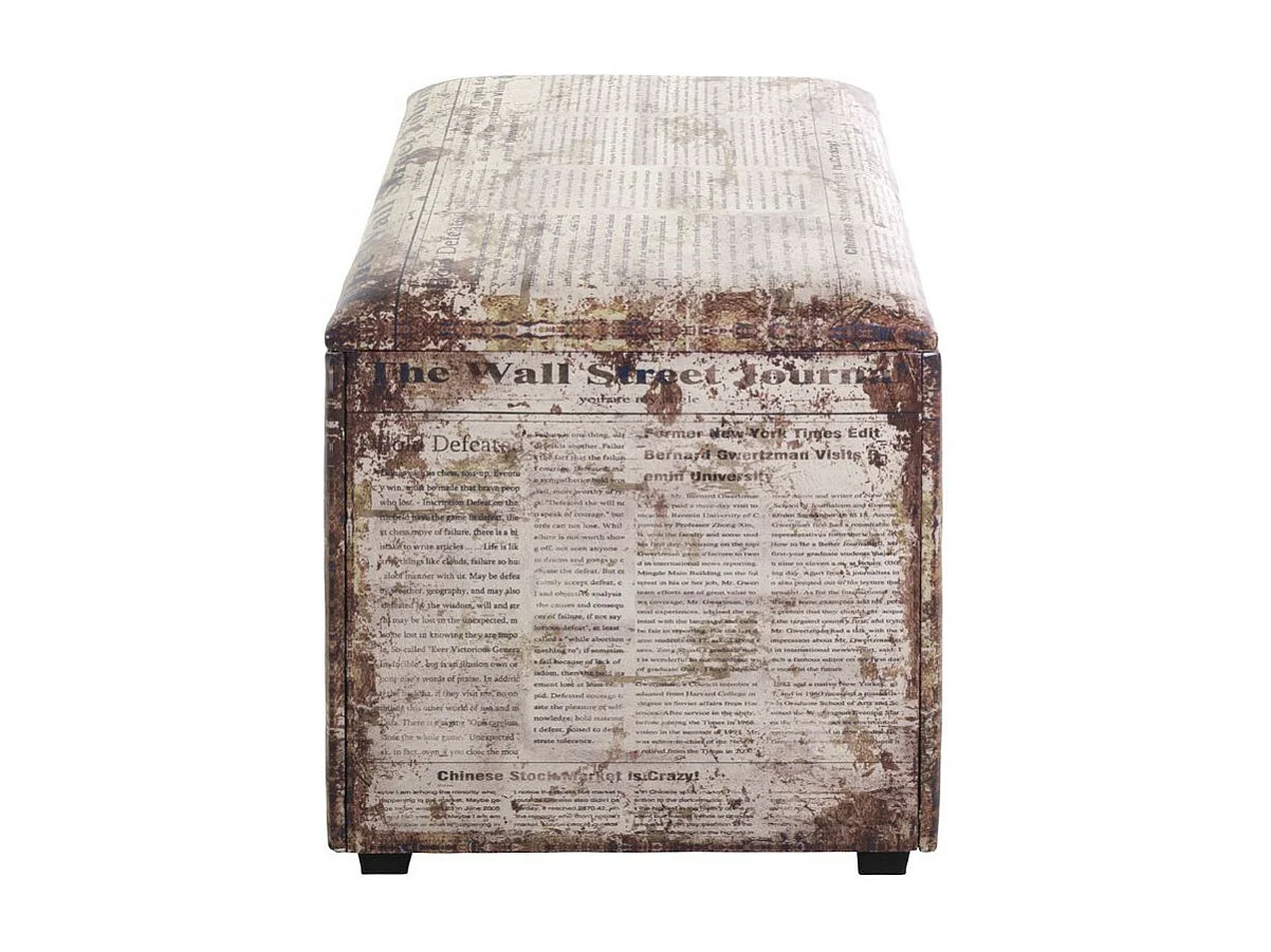 Coffre de Rangement Vintage "Era" 65cm Naturel