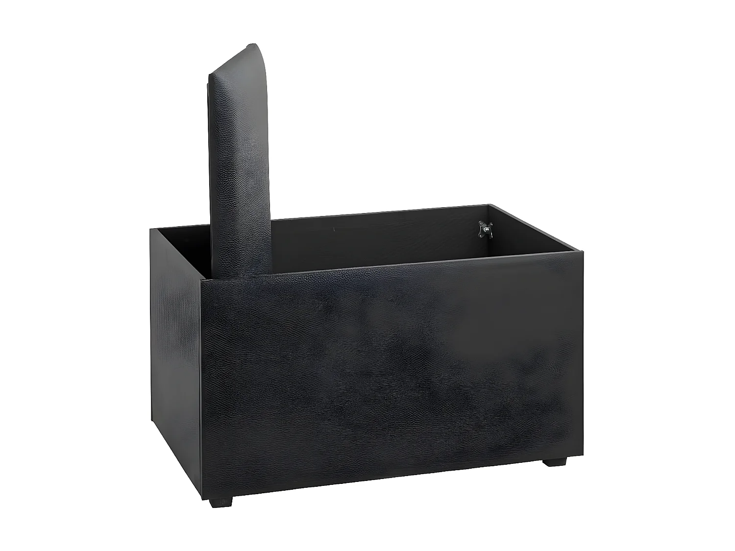 Coffre de Rangement Design "Soldi" 65cm Noir