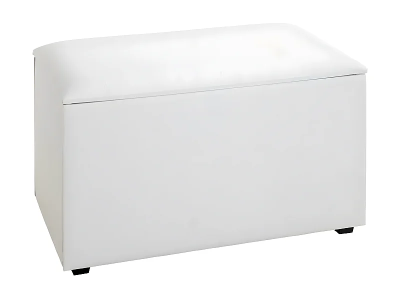 Coffre de Rangement Design "Soldi" 65cm Blanc