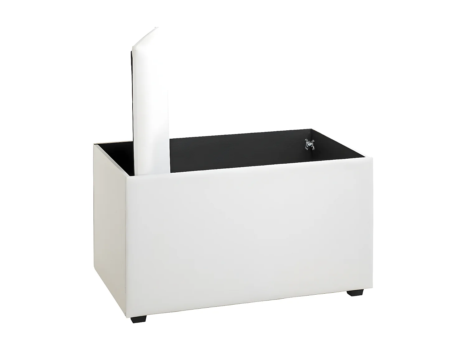 Coffre de Rangement Design "Soldi" 65cm Blanc