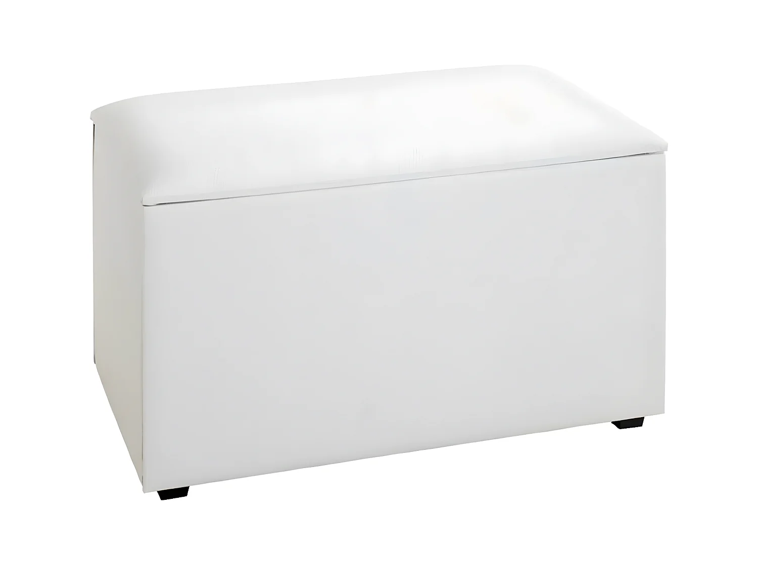 Coffre de Rangement Design "Soldi" 65cm Blanc