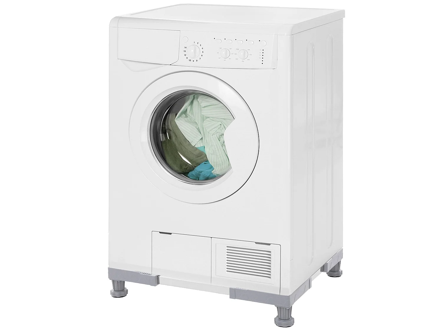 Support pour machine à laver Socle réglable Podium Armoire basse 55-78 cm