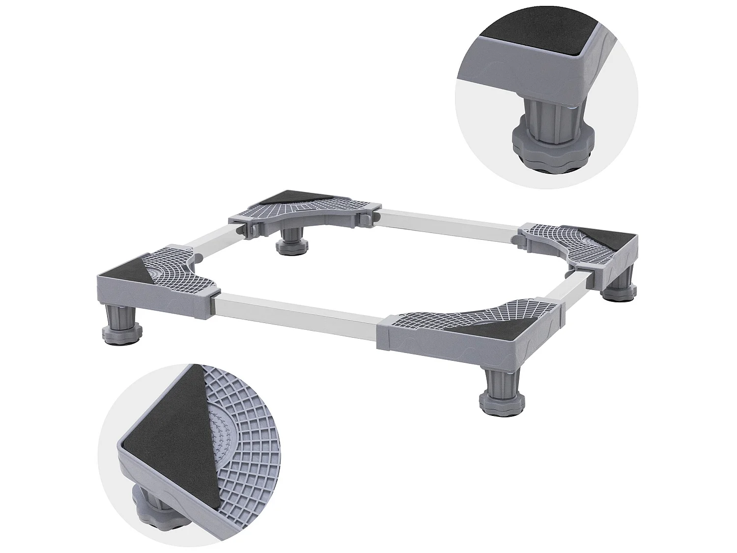 Support pour machine à laver Socle réglable Podium Armoire basse 55-78 cm