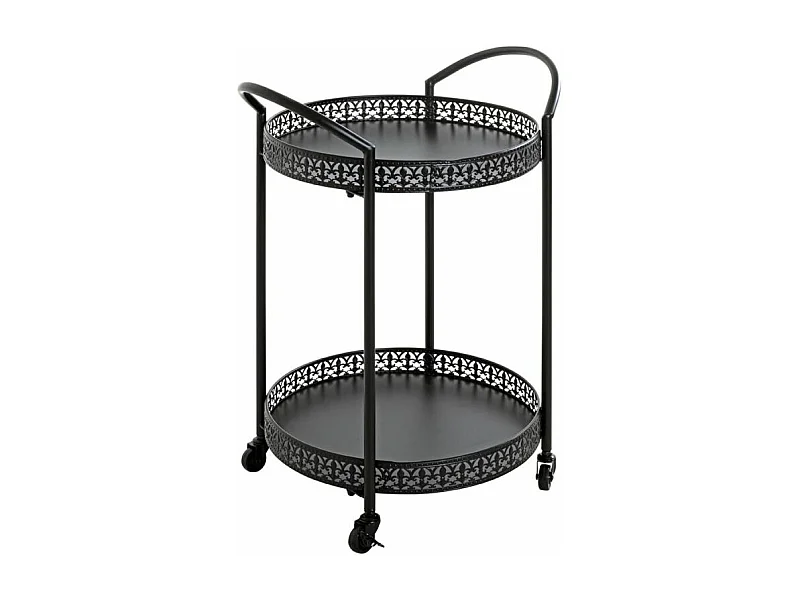 Desserte de Cuisine Design "Loniba" 71cm Noir