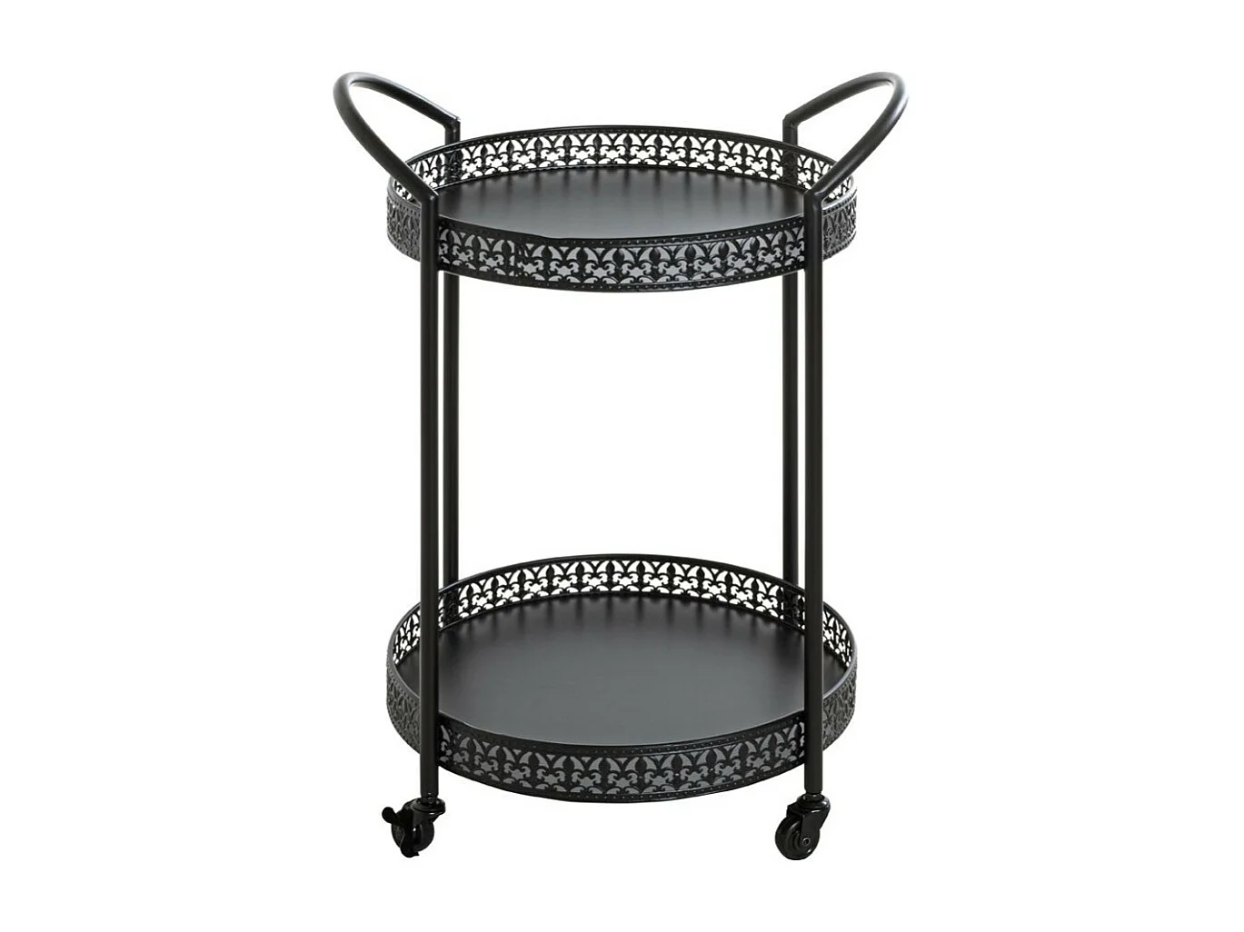 Desserte de Cuisine Design "Loniba" 71cm Noir