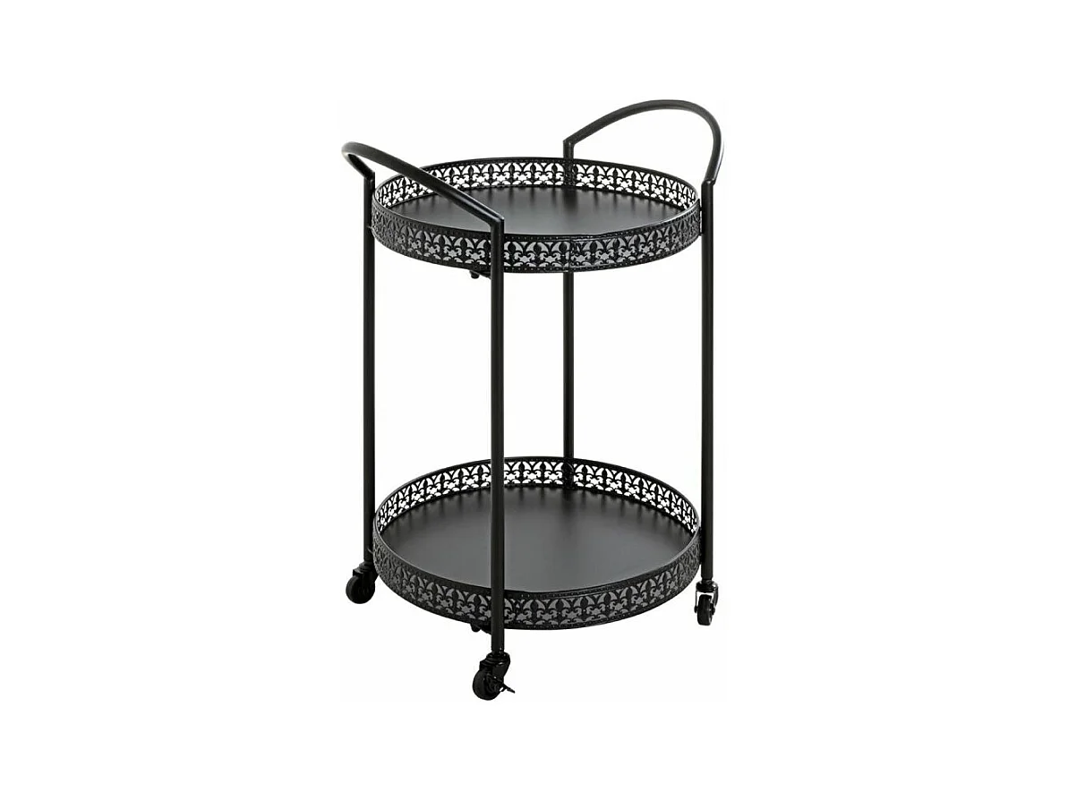 Desserte de Cuisine Design "Loniba" 71cm Noir