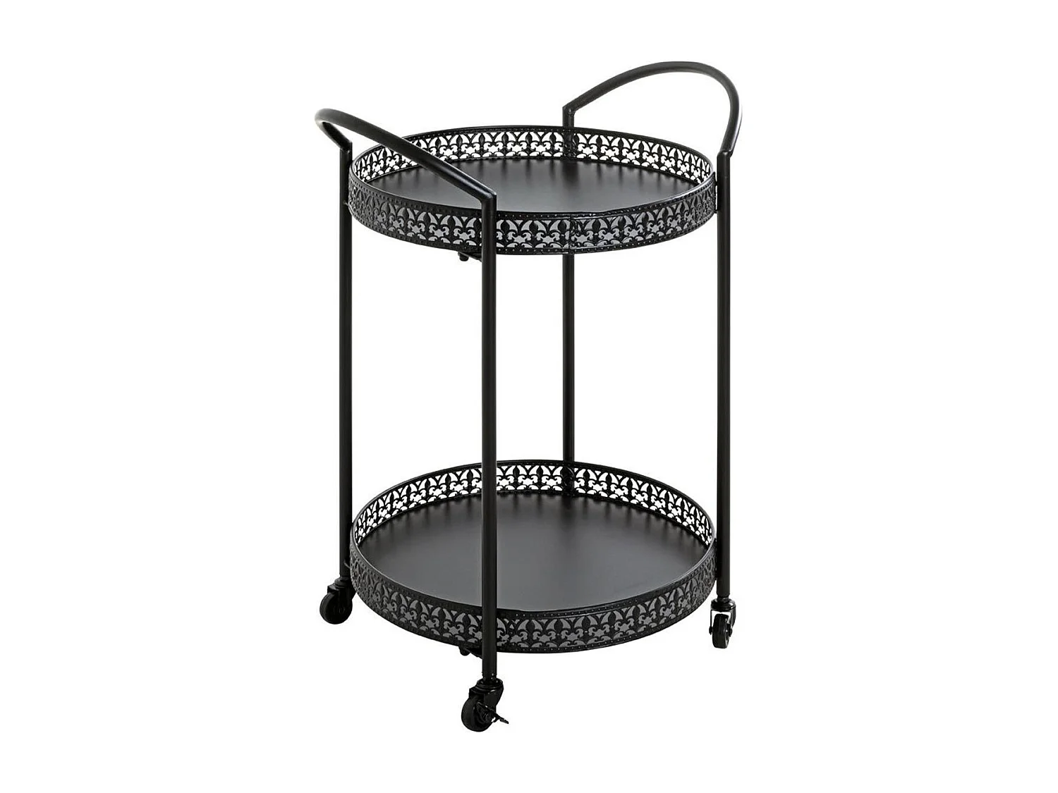 Desserte de Cuisine Design "Loniba" 71cm Noir