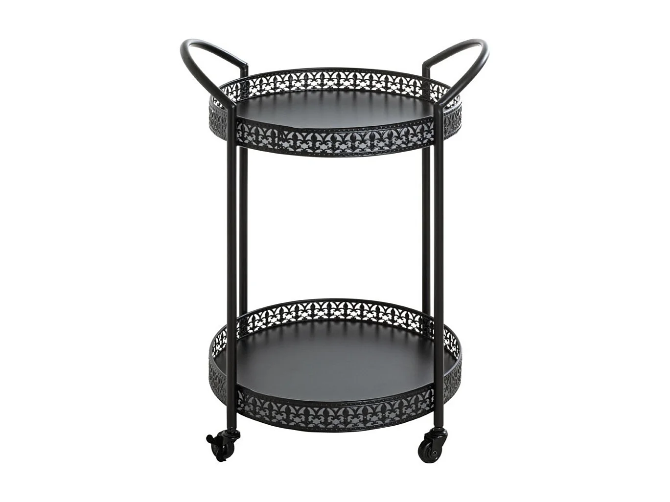 Desserte de Cuisine Design "Loniba" 71cm Noir