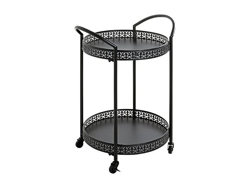 Desserte de Cuisine Design "Loniba" 71cm Noir