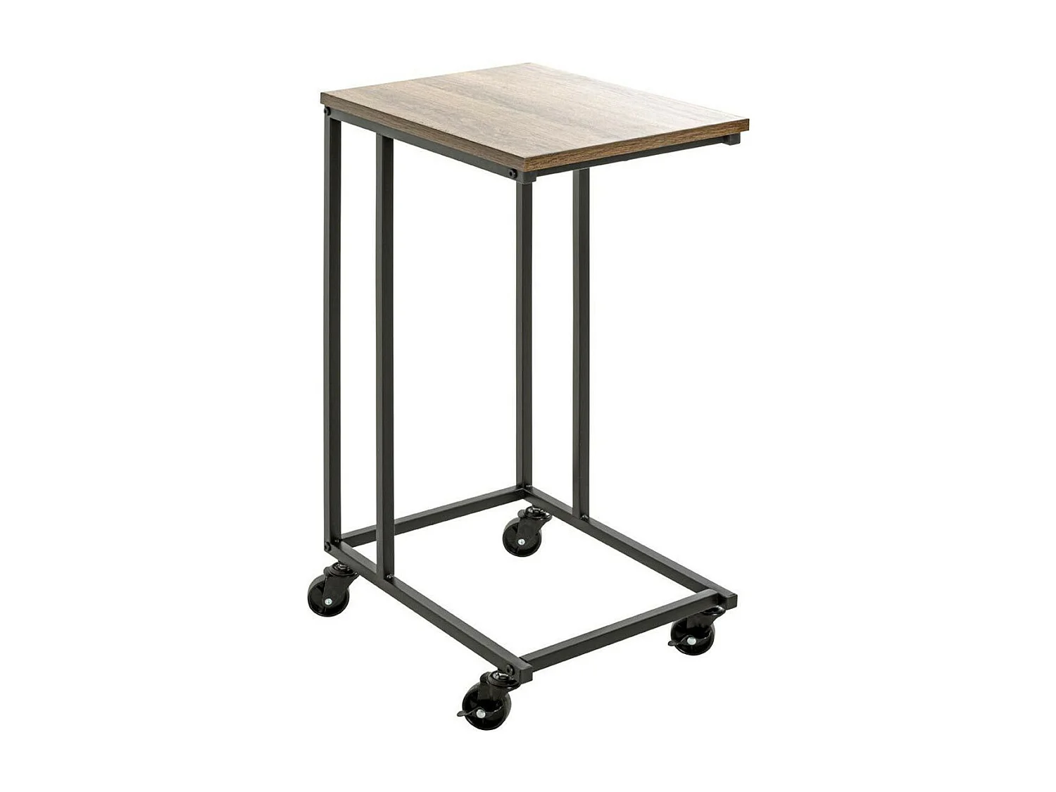 Desserte de Cuisine "Tomoli" 67cm Noir & Chêne