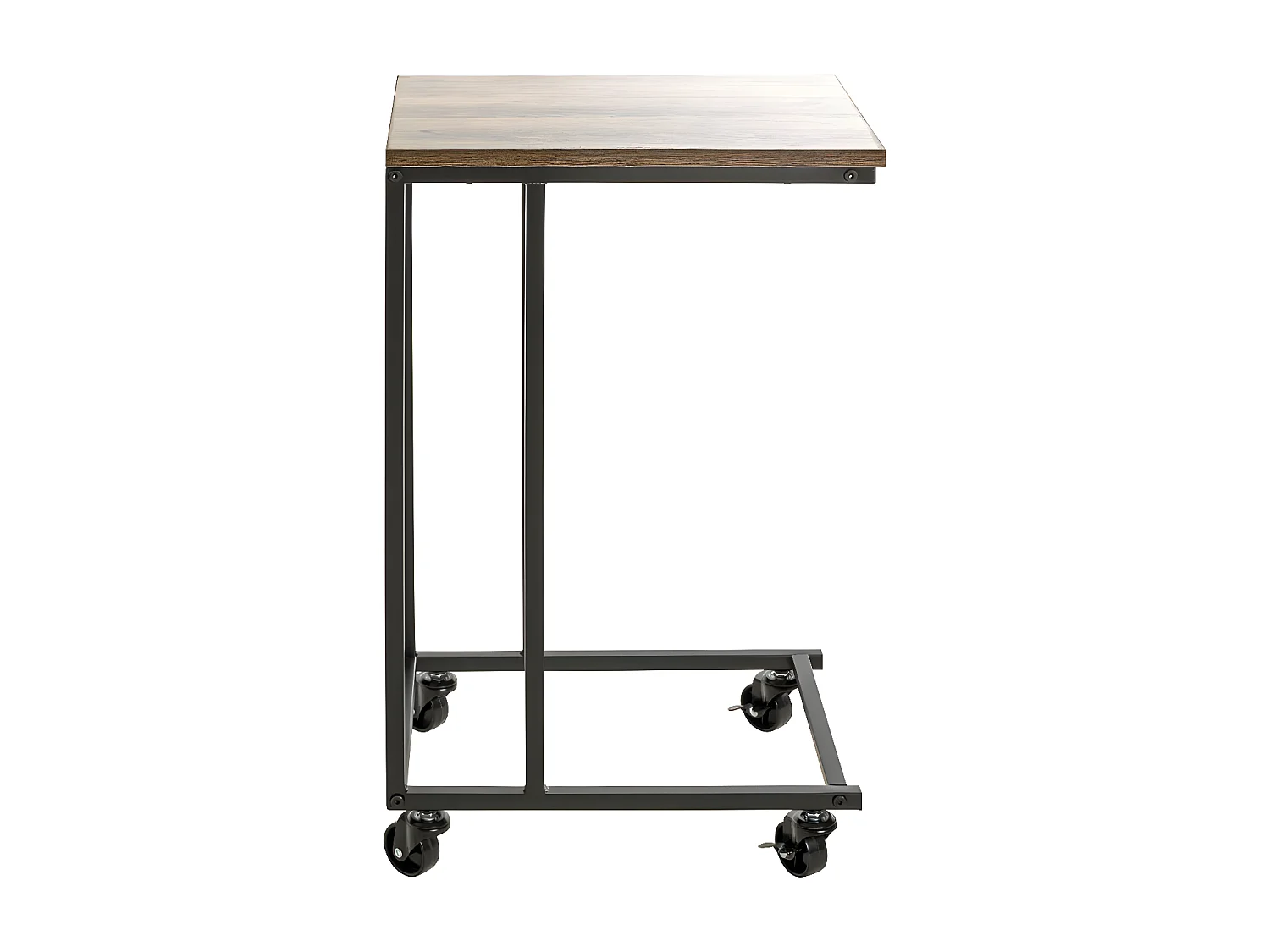 Desserte de Cuisine "Tomoli" 67cm Noir & Chêne