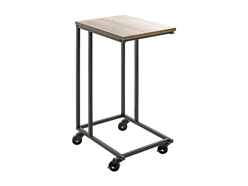 Desserte de Cuisine "Tomoli" 67cm Noir & Chêne