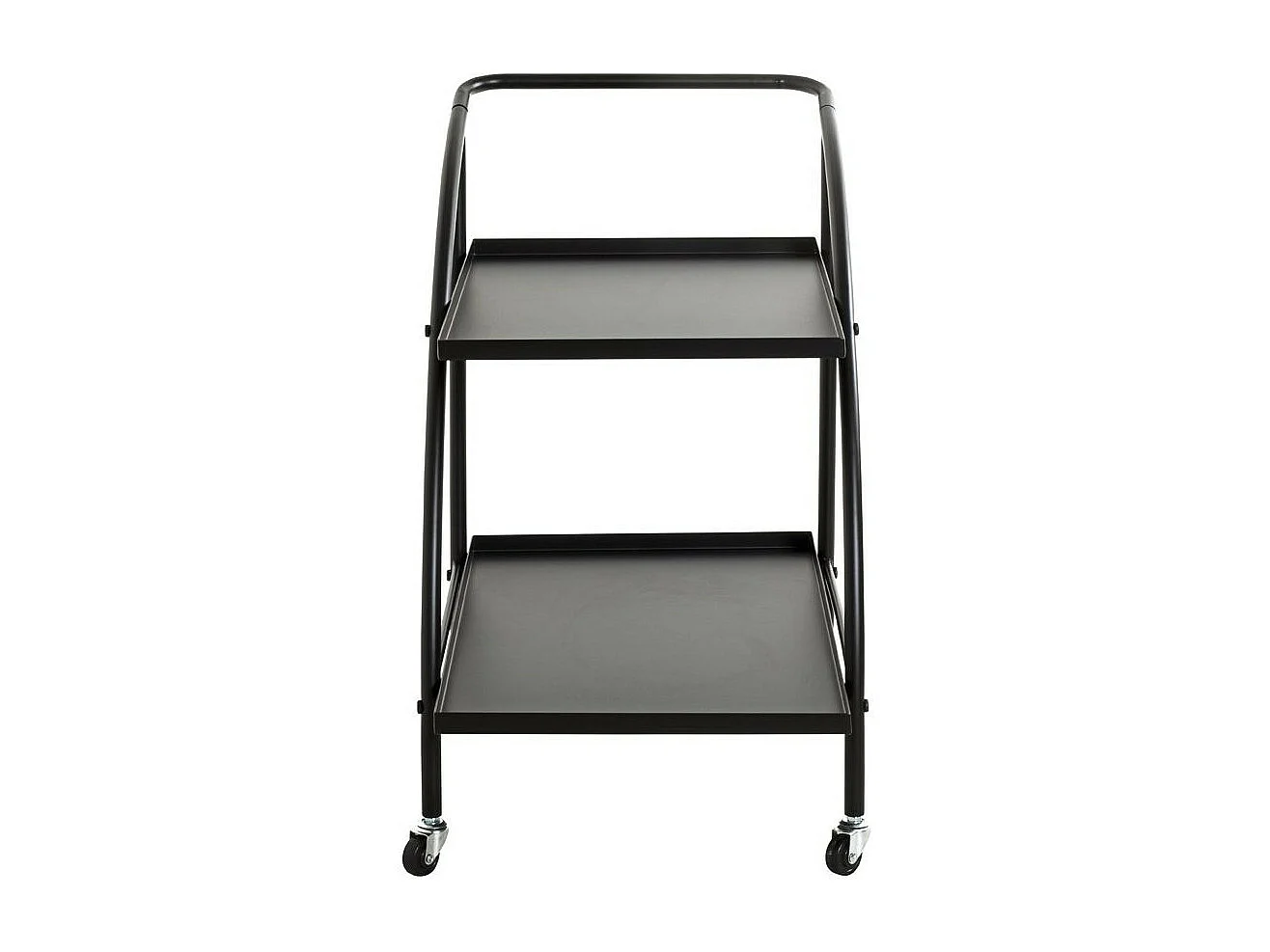 Desserte de Cuisine Design "Roulettes" 71cm Noir