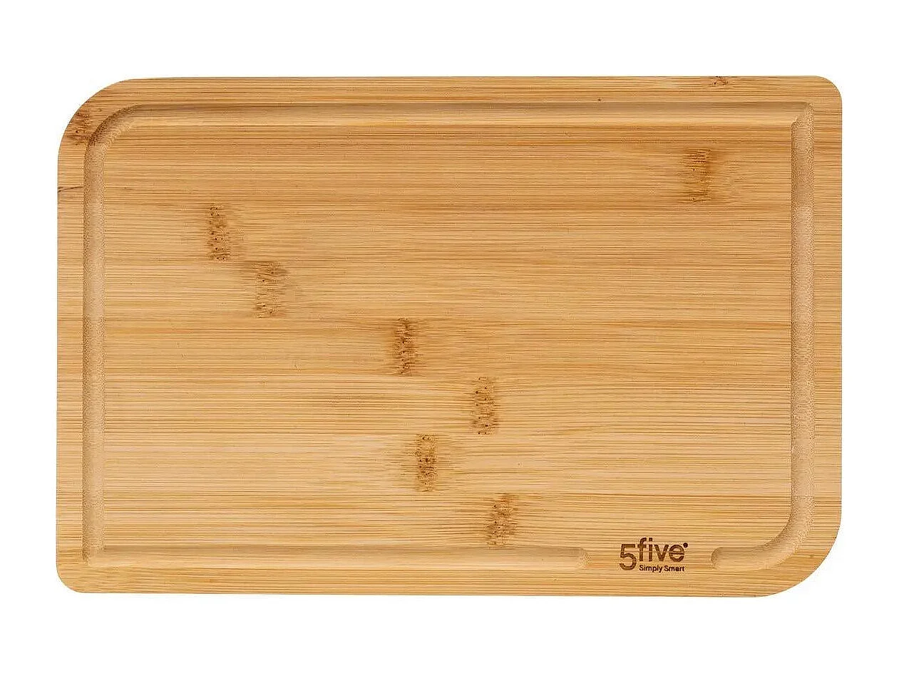 Lot de 2 Planches à Découper "Bambou" 35cm Beige