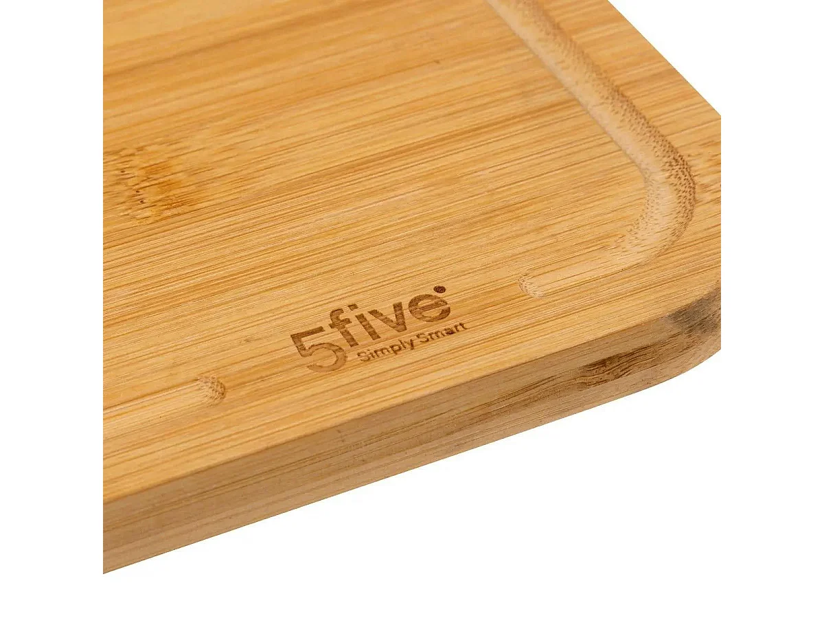 Lot de 2 Planches à Découper "Bambou" 35cm Beige