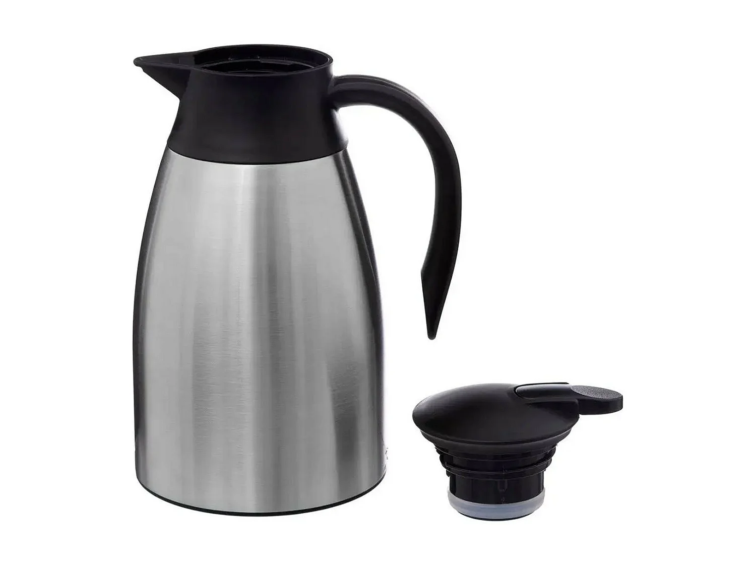 Pichet Isotherme Design en Inox "Anse" 1,5L Argent