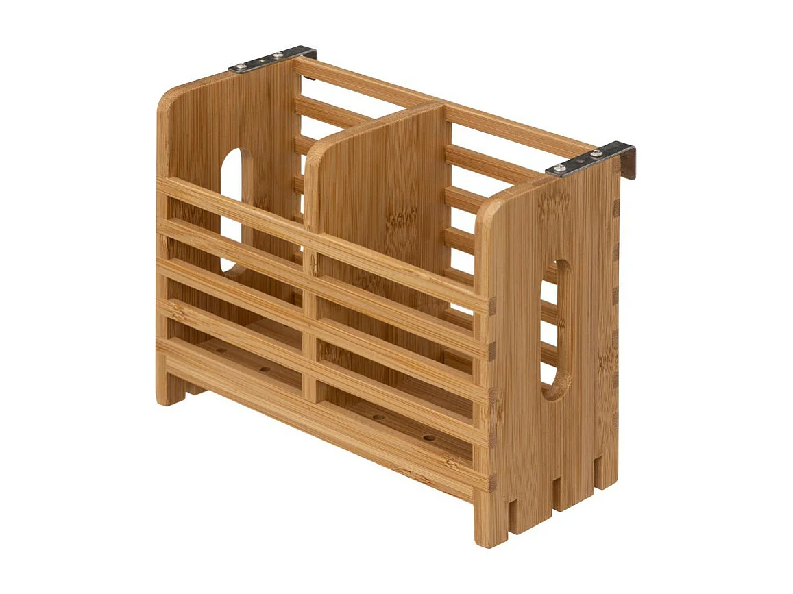 Égouttoir à Vaisselle 2 Niveaux "Bambou" 53cm Naturel