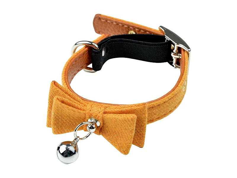 Collier pour Chat "Anti Etranglement" 27cm Moutarde