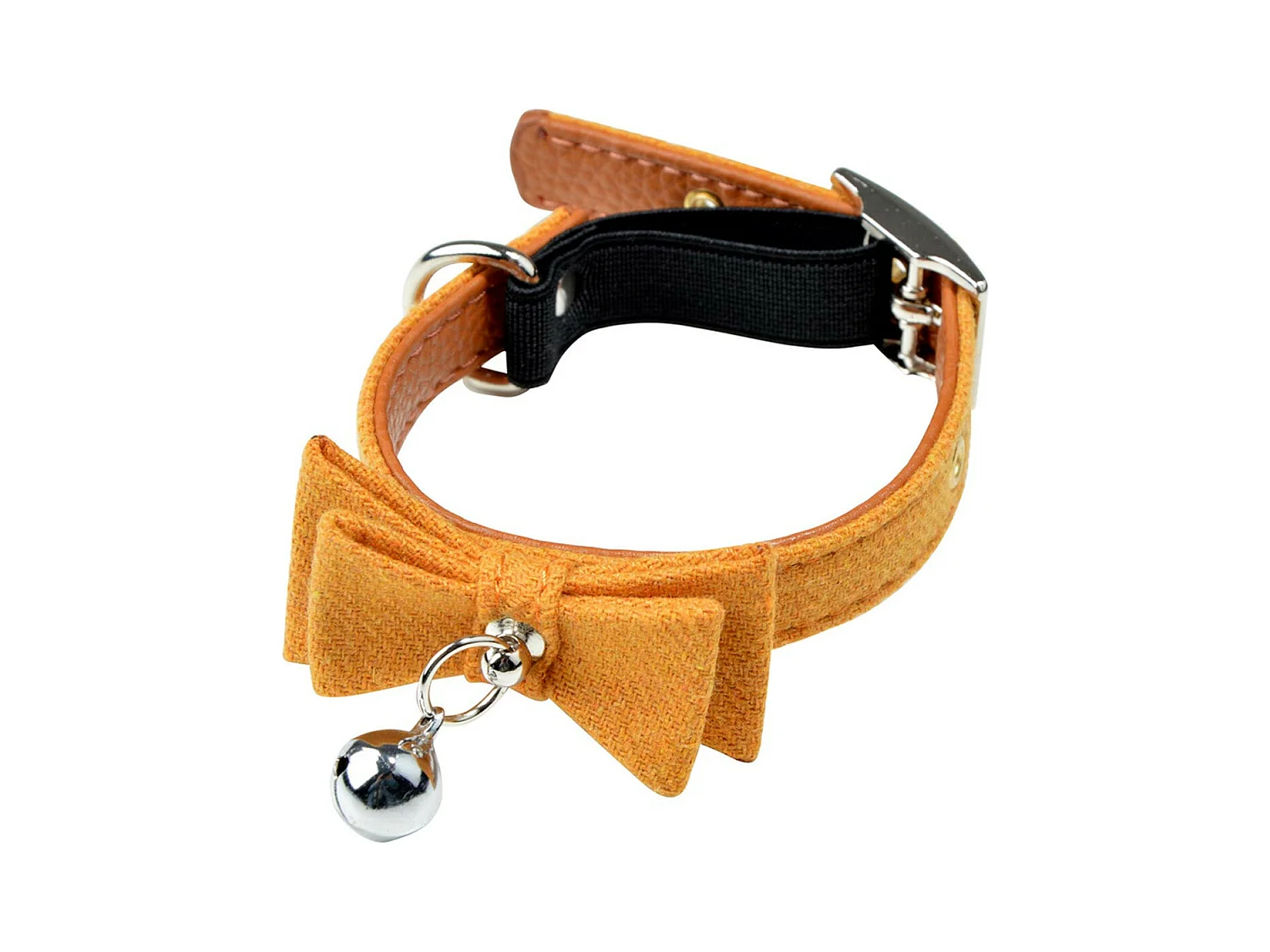 Collier pour Chat "Anti Etranglement" 27cm Moutarde