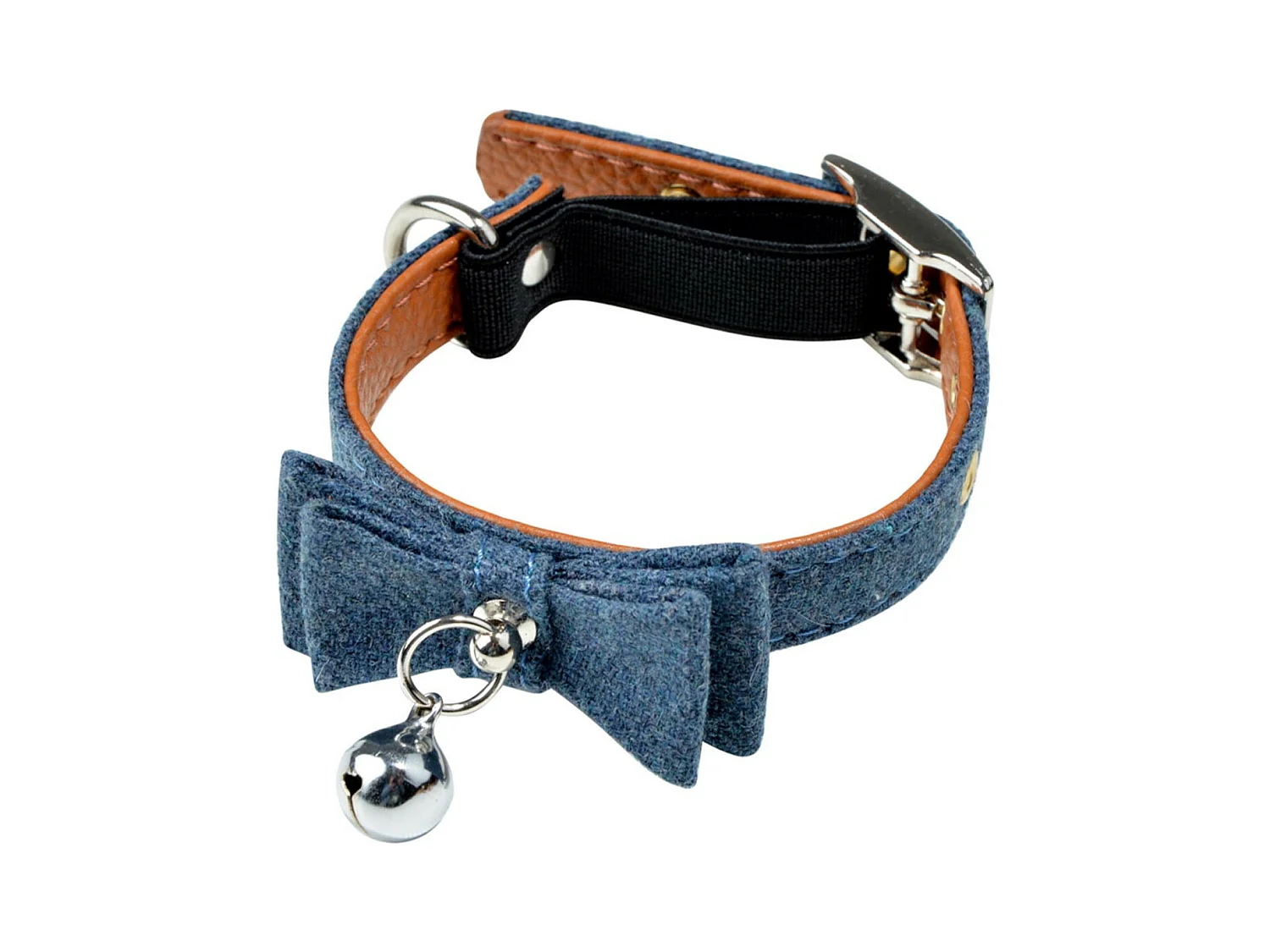 Collier pour Chat "Anti Etranglement" 27cm Bleu