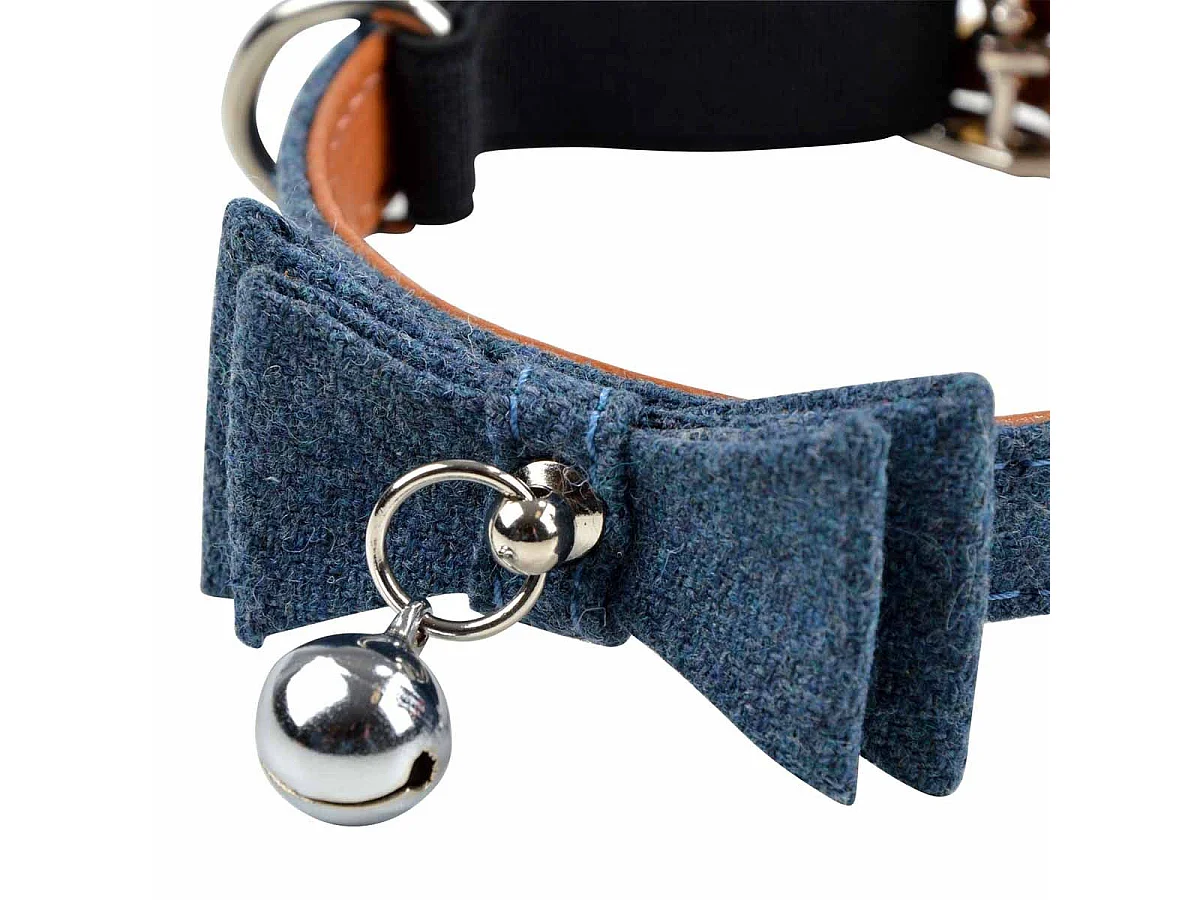 Collier pour Chat "Anti Etranglement" 27cm Bleu