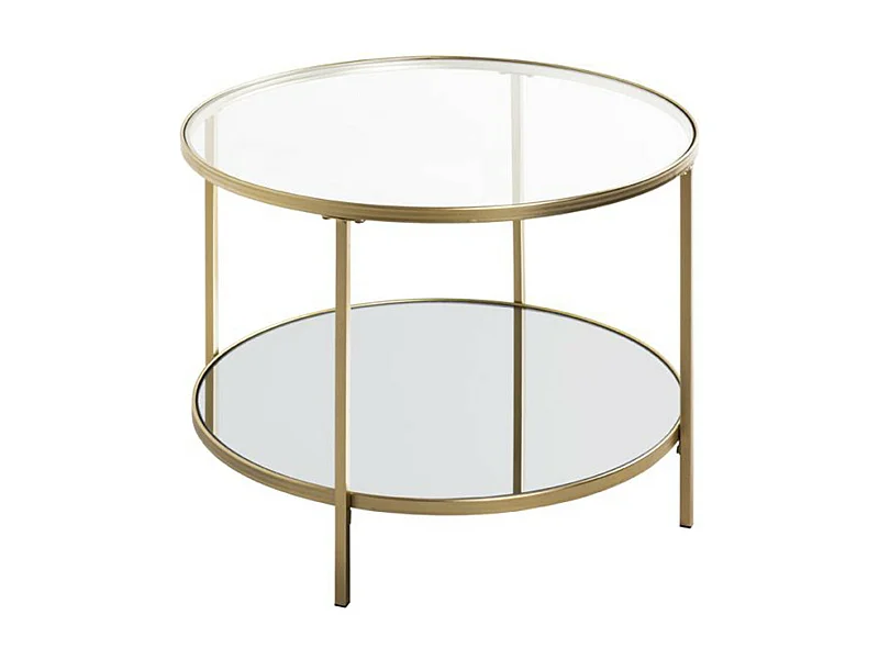 Table d'Appoint Design "Timana" 60cm Or
