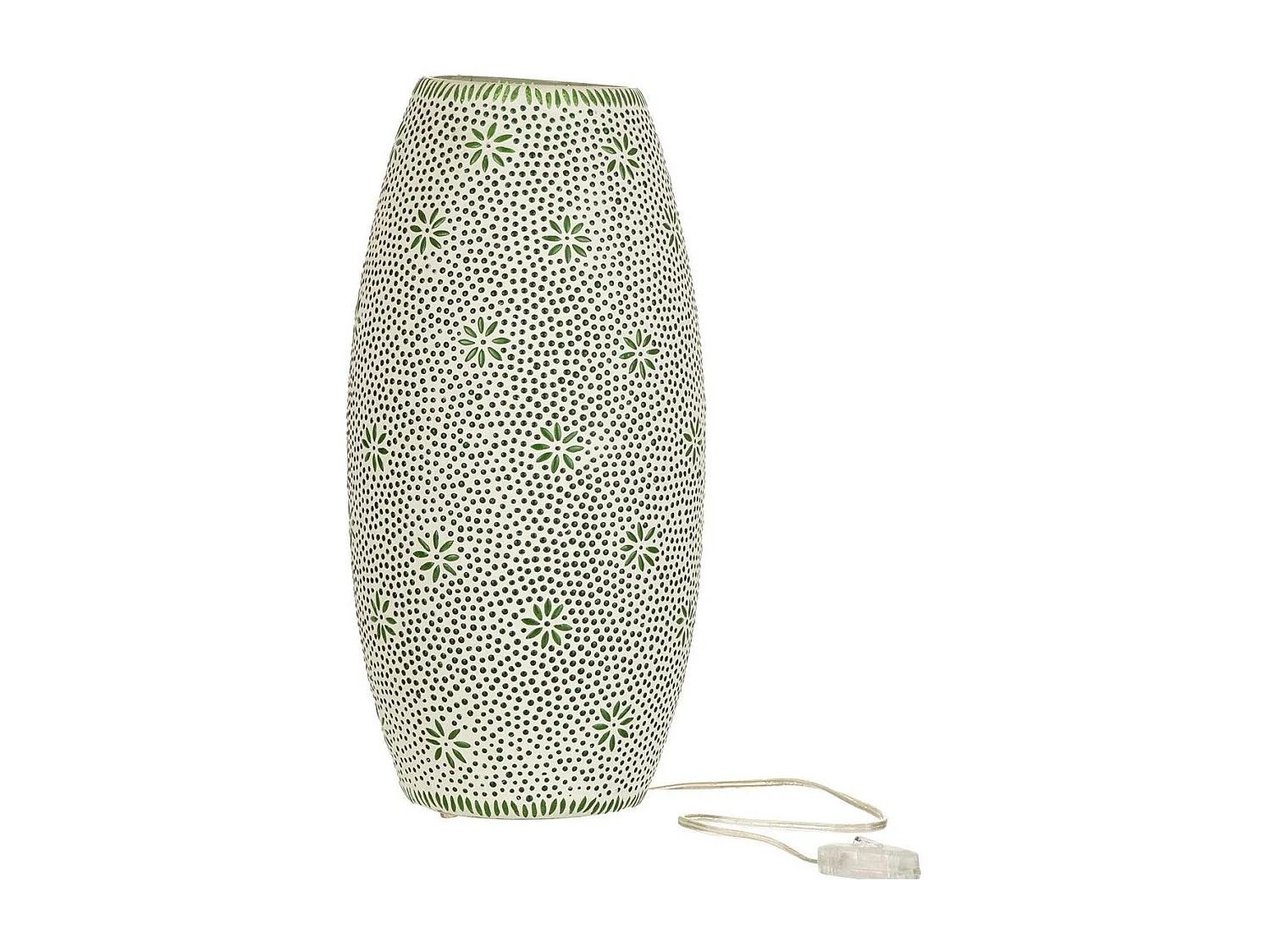 Lampe à Poser en Verre "Bram" 41cm Vert