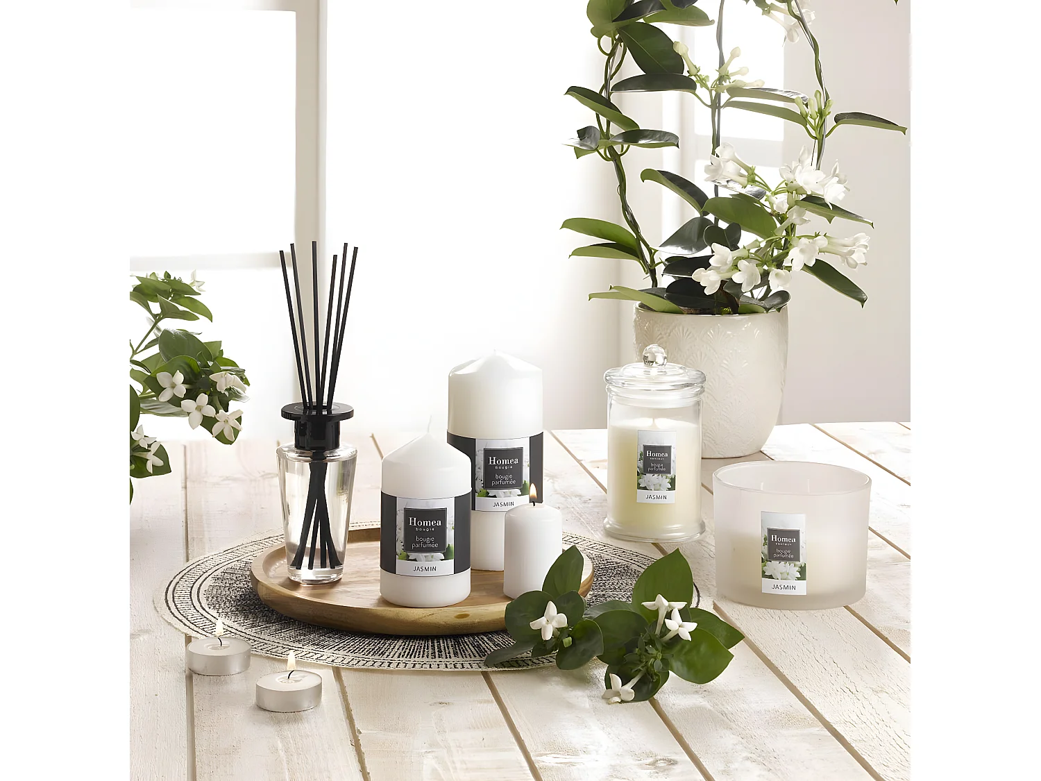 Diffuseur de Parfum "Essentiel II" 100ml Jasmin