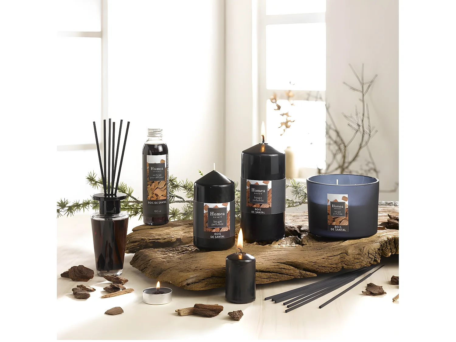 Diffuseur de Parfum "Essentiel II" 50ml Bois de Santal