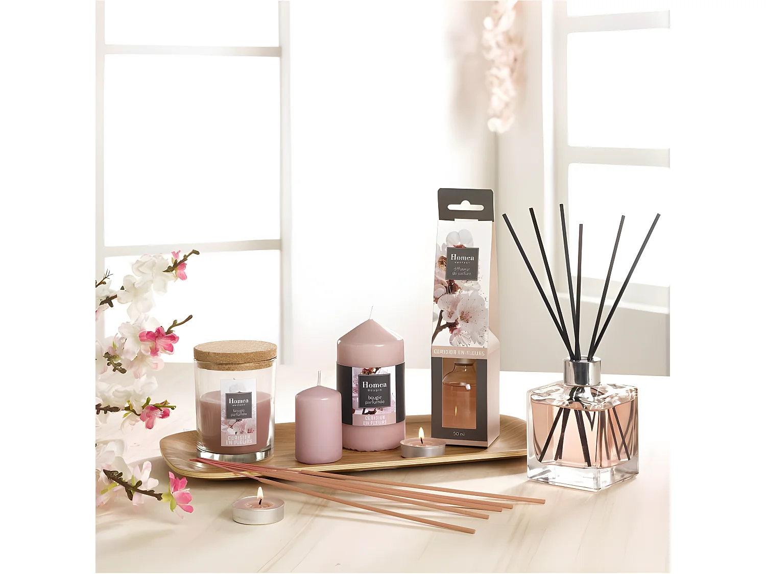 Diffuseur de Parfum "Essentiel II" 170ml Cerisier en Fleurs