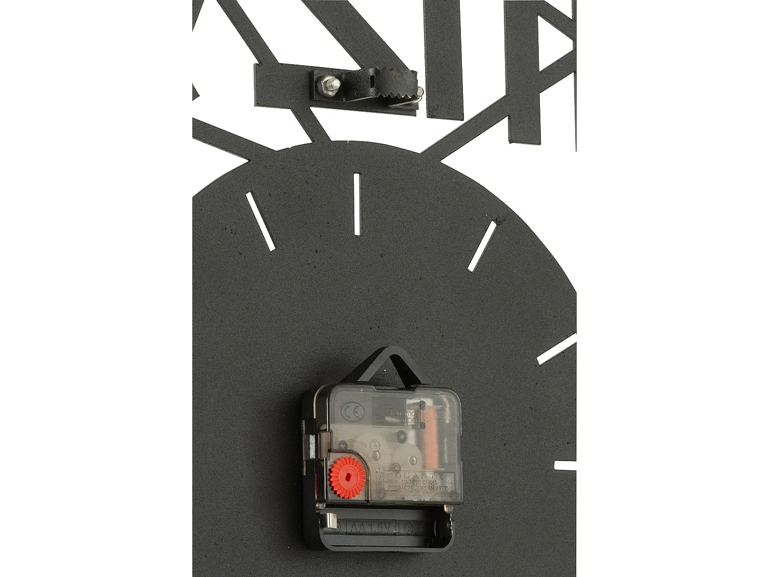 Horloge Murale en Métal "Chiffres" 48cm Noir