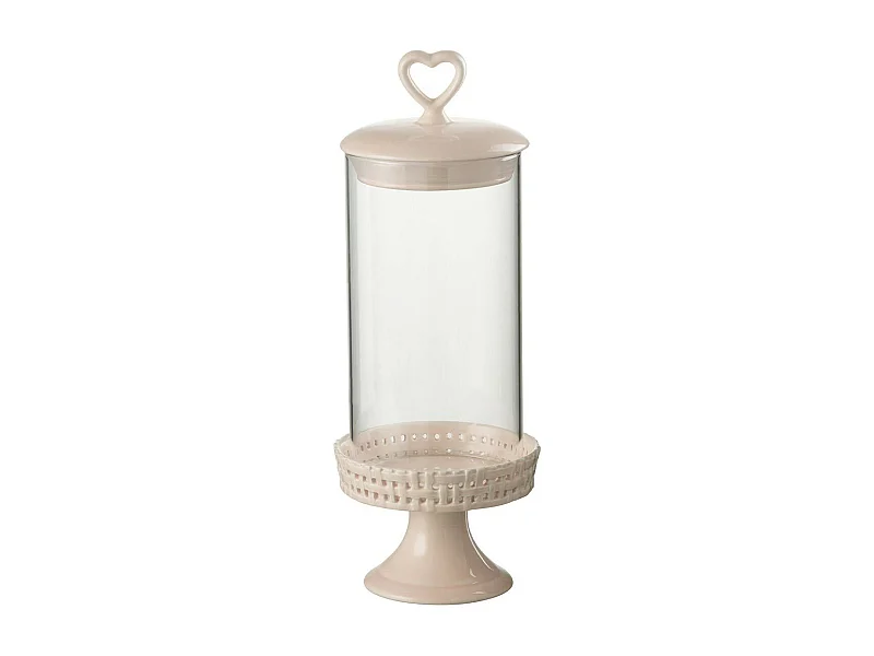 Plat à Gâteaux en Céramique "Vercer" 31cm Rose