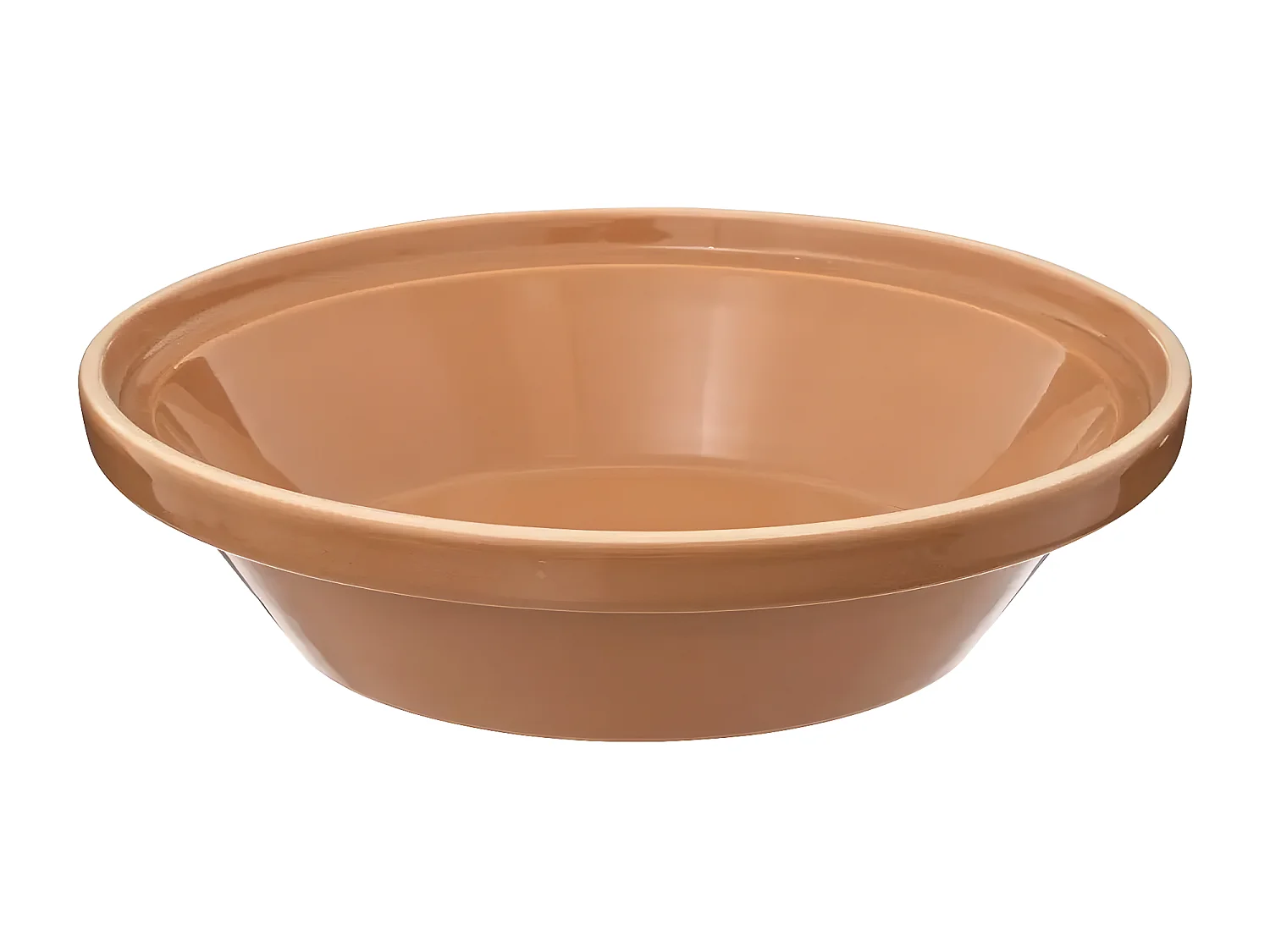 Plat à Tajine en Faïence "Asma" 27cm Terracotta