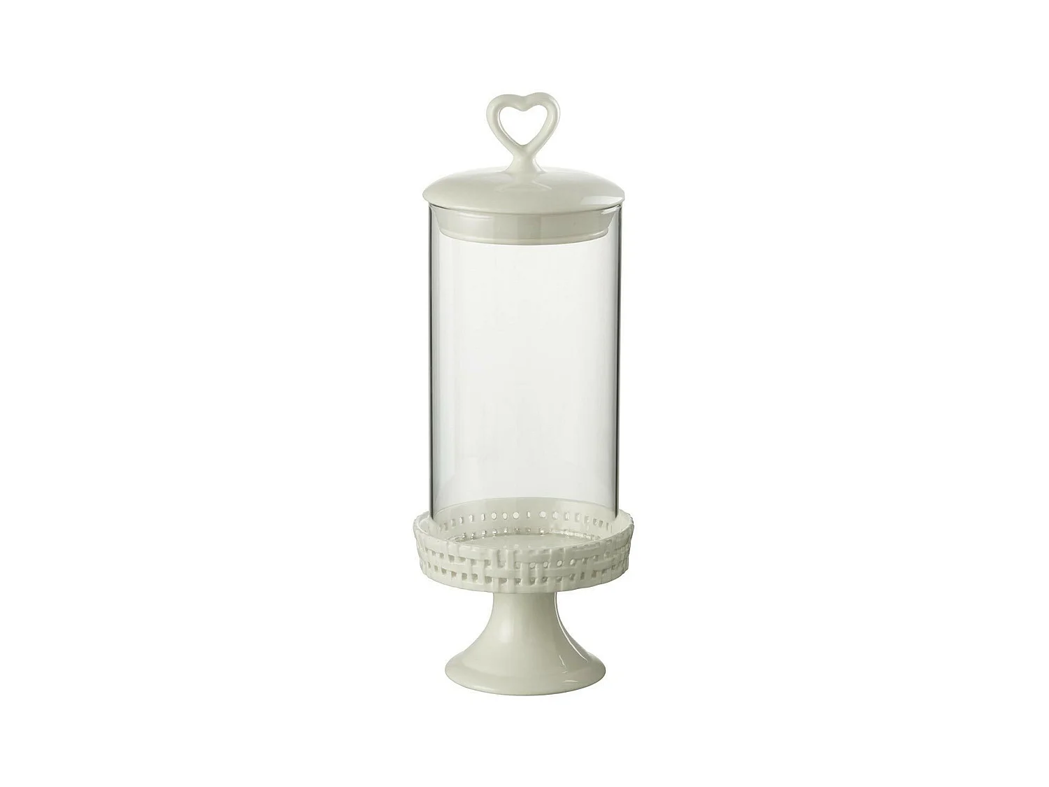 Plat à Gâteaux en Céramique "Vercer" 31cm Blanc