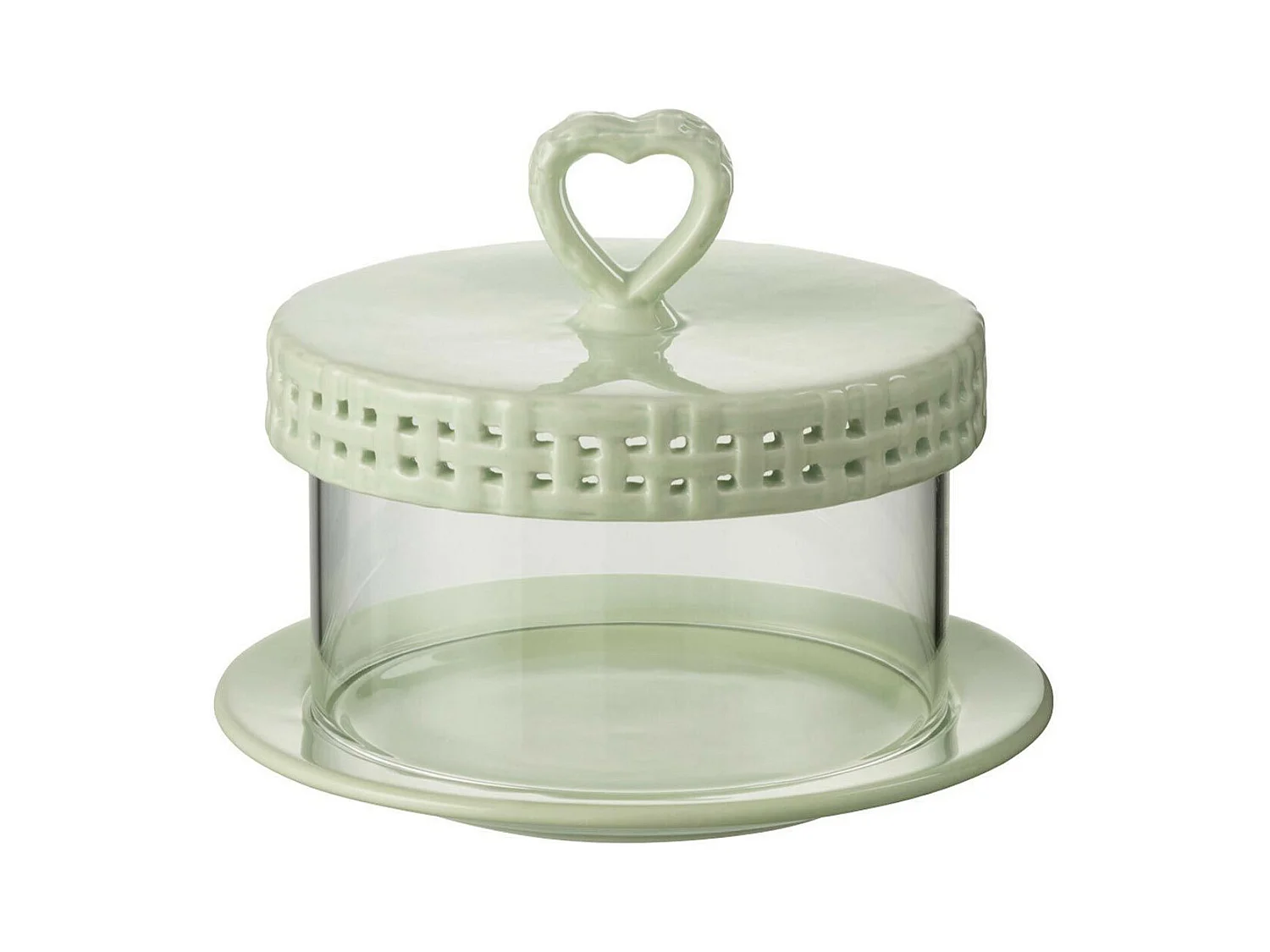 Plat à Gâteaux en Céramique "Vercer" 16cm Vert