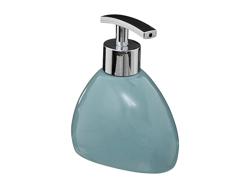 Distributeur de Savon "Galet" 12cm Bleu Arctique