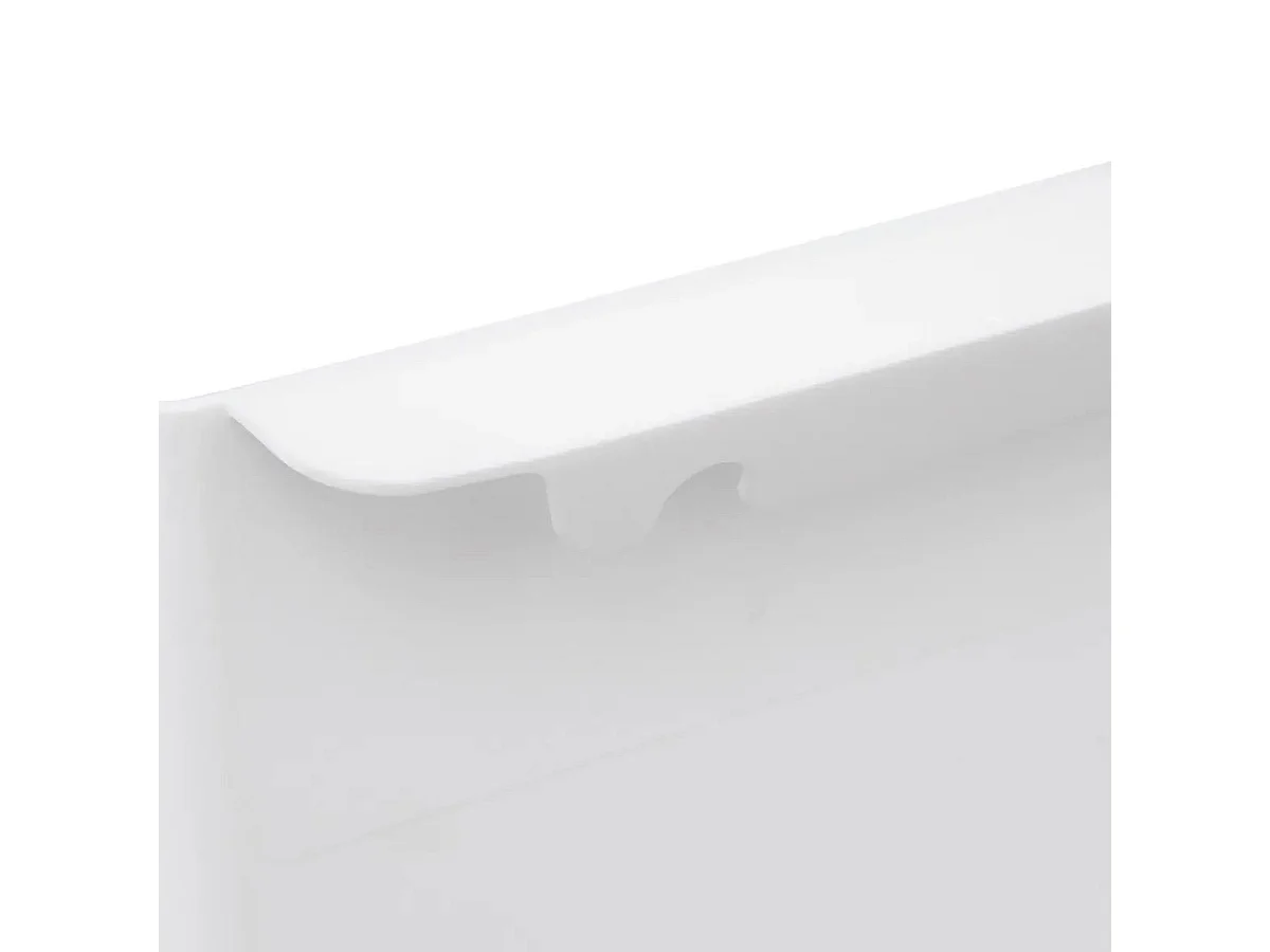 Poubelle de Cuisine "Rétractable" 8L Blanc & Gris