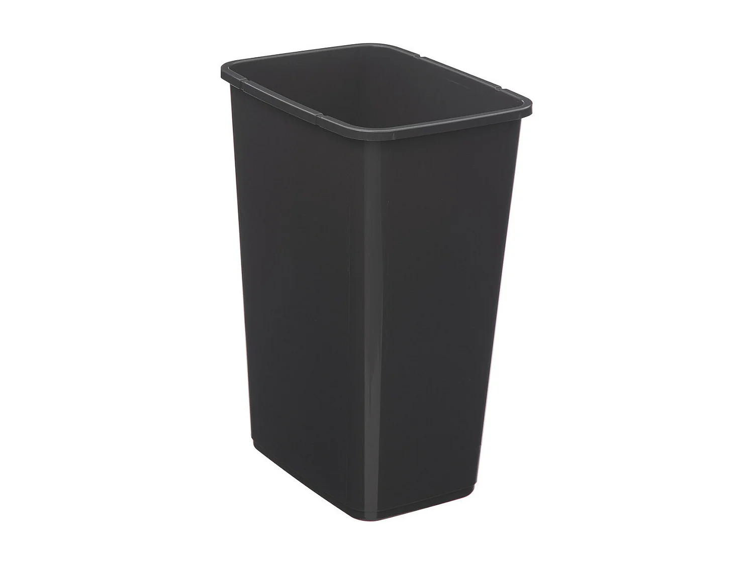 Poubelle de Cuisine "2 Ouvertures" 25L Gris & Noir