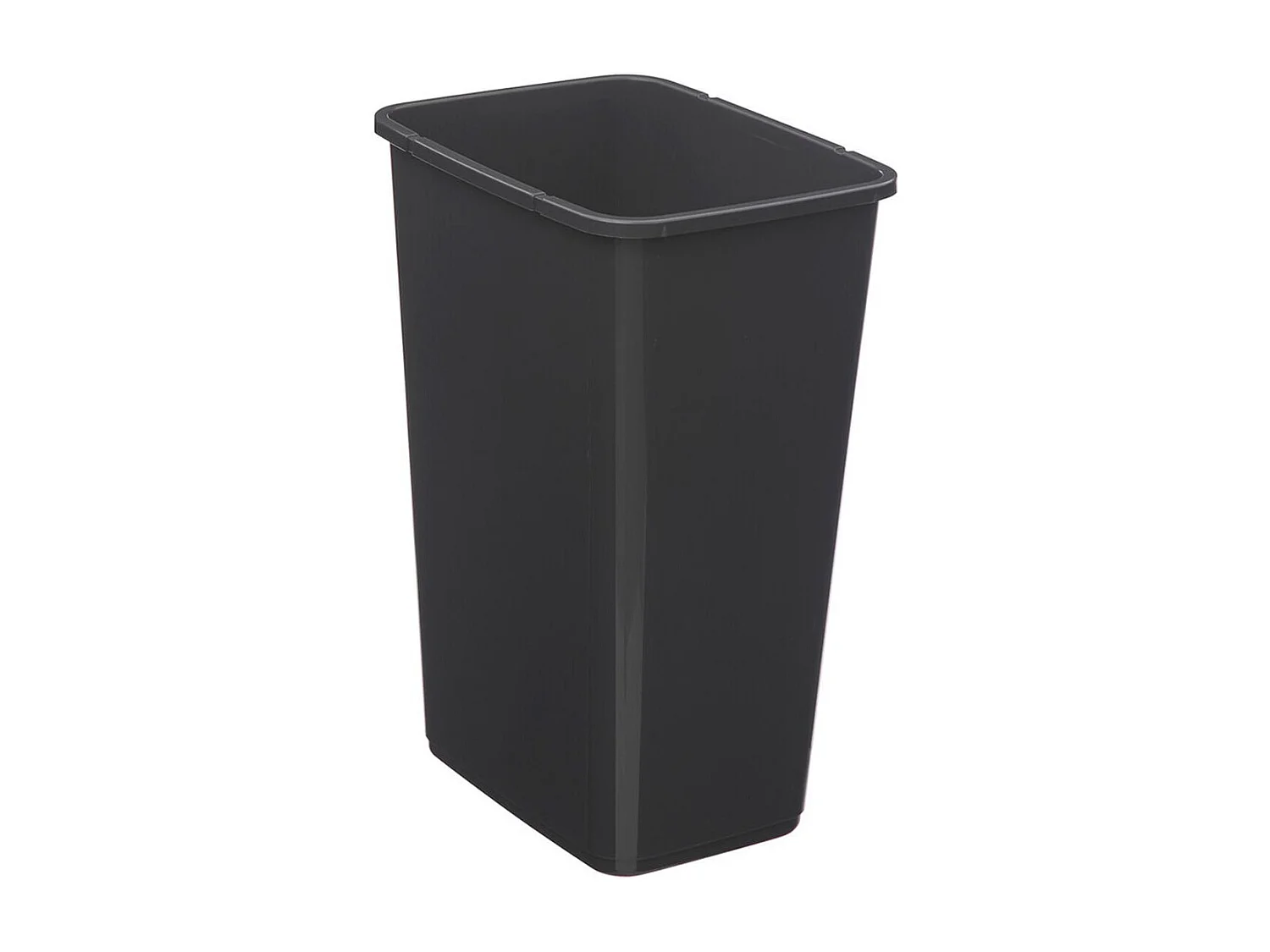 Poubelle de Cuisine "2 Ouvertures" 25L Gris & Noir