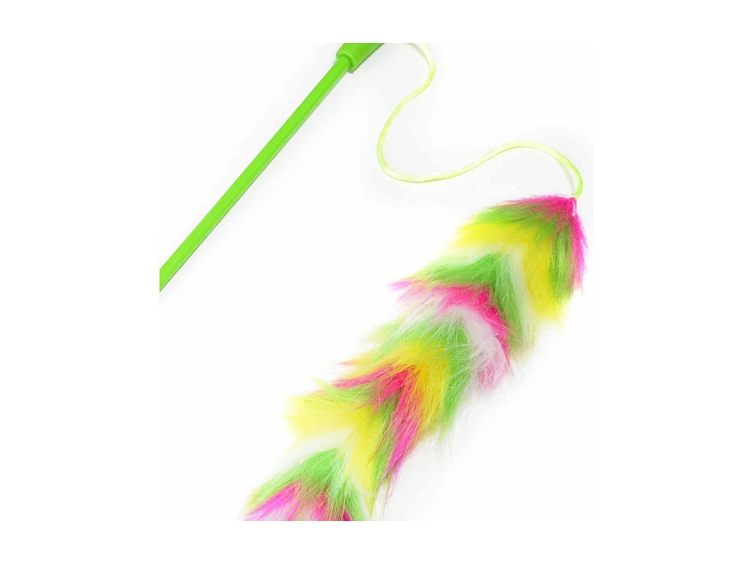 Jouet pour Chien & Chat "Canne à Pêche" 43cm Vert