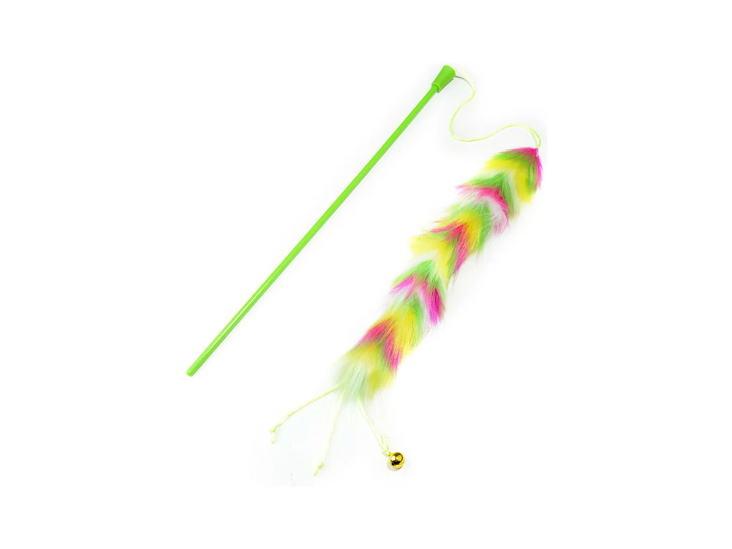 Jouet pour Chien & Chat "Canne à Pêche" 43cm Vert